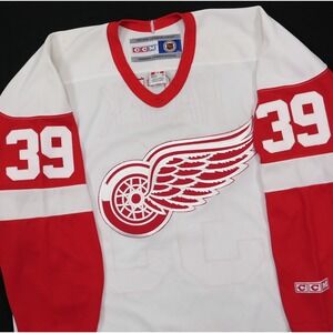 VTG Dominik Hasek Detroit Red Wings CCM Hockey Jersey Mens XL Stitched ~ Mint!